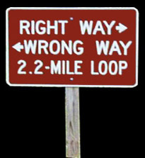 Click on your chosen path...
